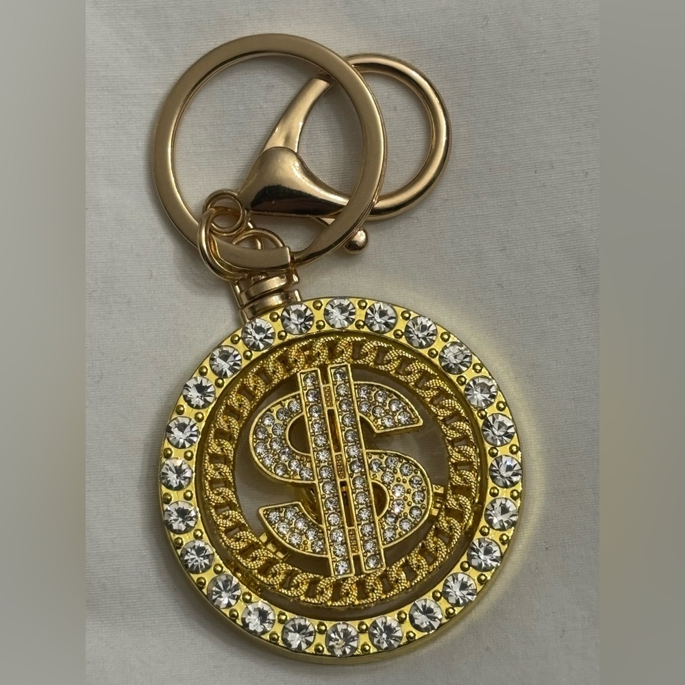 Rotatable Bag Charm Key Ring - Picture 3 of 5